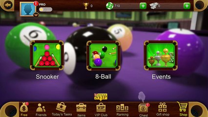 1 time - all balls -  Pool 8 balls [Gaming corner ]