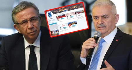 Ankara Büyükşehir Belediyesi Twitter Hesabı, Binali Yıldırım Takipten Çıkardı