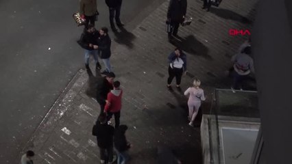 İstanbul- Taksim'de 'Meydan Kavgası'