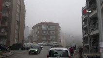 Zonguldak'ta etkili olan sis görüş mesafesini düşürdü