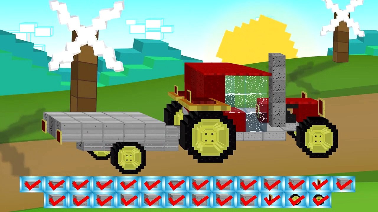 La pelle et Bulldozer - School de la Construction - Street Vehicles | Véhicules de Construction Conte de la Nouveauté