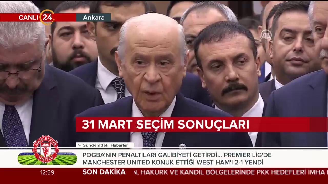 Devlet Bahçeli konuşuyor