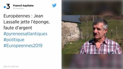 Européennes. Faute d’argent, Jean Lassalle jette l’éponge