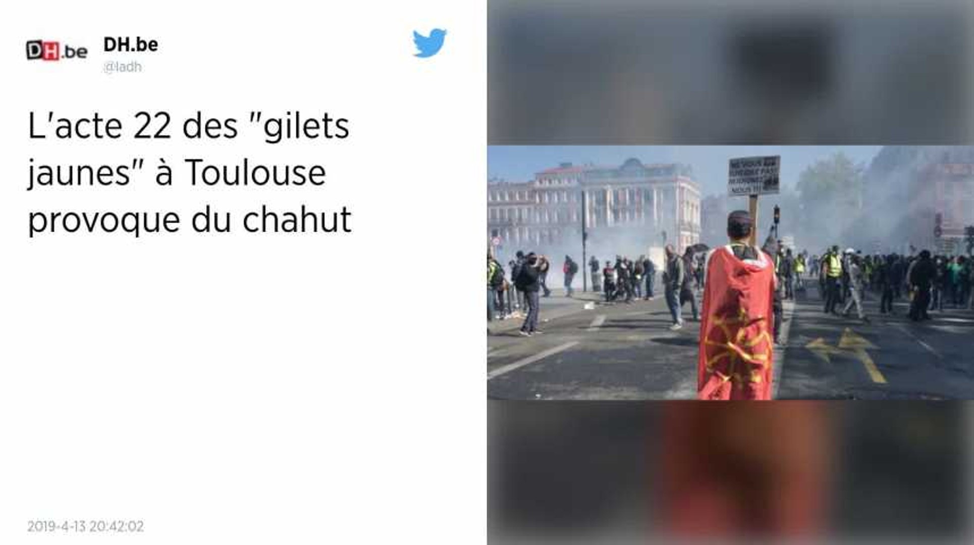 22e Journée De Mobilisation Des Gilets Jaunes Revivez Ce Samedi 13 Avril Marqué Par Des Heurts à Paris Et Toulouse