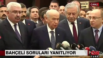 Devlet Bahçeli'den mazbata açıklaması