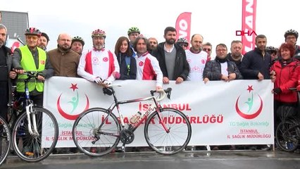 İstanbul-Kalp Sağlığına Dikkat Çekmek İçin Pedal Çevirdiler
