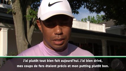 Masters - Woods : "J'ai plutôt tout bien fait" lors de ce 3e tour