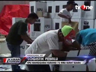 KPU Manggarai NTT Masih Kekurangan 73 Ribu Surat Suara