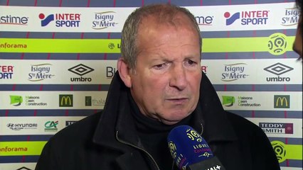 Réaction de Rolland Courbis après SMCaen / Angers SCO
