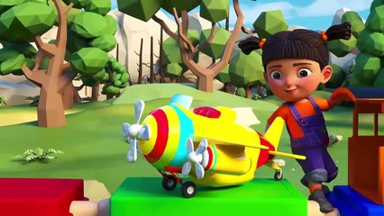 Magic Train with Jenny - Learn Fruits Vegetables Cars Names - Songs for Kids