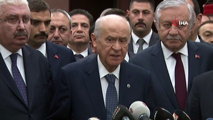MHP Lideri Bahçeli: "Mazbatayı Stadyuma Taşımak Çok Yanlıştır"
