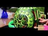 Amazing watermelon fruit carvings