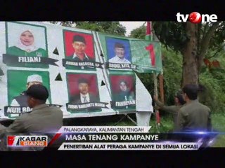Masa Tenang 14-16, Larangan Kampanye dan Penertiban APK