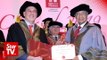 Dr M receives honorary doctorate from Asia School of Business