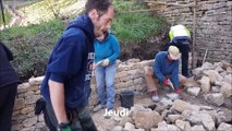 Briey : cinq jours chrono pour un nouveau mur en pierres sèches