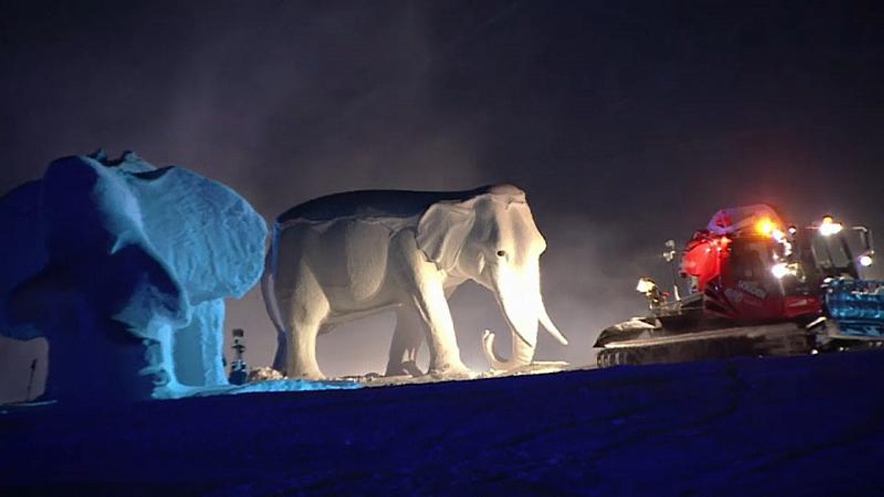 500 Mitwirkende: Hannibals Alpenüberquerung als Gletscherschauspiel