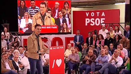Sánchez: "Las siglas de la derecha se parecen a tres gotas de agua entre sí"