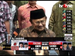Habibie: Presiden Terpilih Harus 100 Persen Pro Rakyat