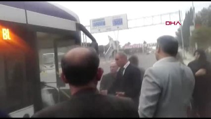 Şanlıurfa Yangın Tüpü Açılan Halk Otobüsünde Panik Anları