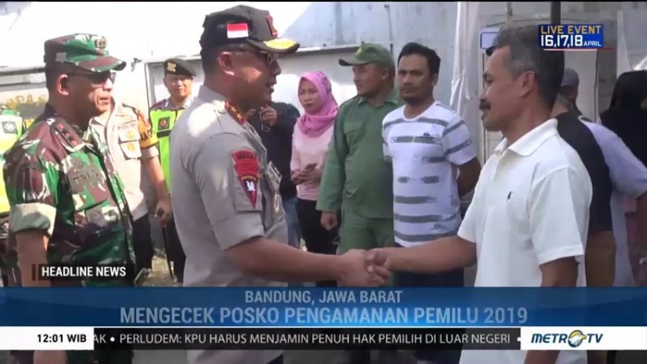 Belasan Ribu Prajurit TNI dan Polri Siap Menjaga Keamanan Pemilu 2019 di Jabar