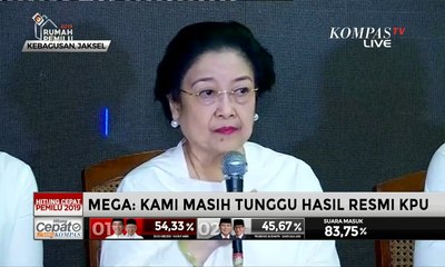 Megawati: Terima Kasih Banyak, Pak Prabowo!