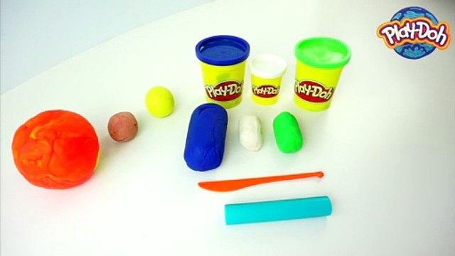 How To Make.. MARS & EARTH | Solar System | Play Doh Planets for Kids Crafty Kids