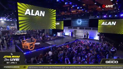 Alan Tudyk Takes The Stage At SWCC 2019 The Star Wars Show Live!