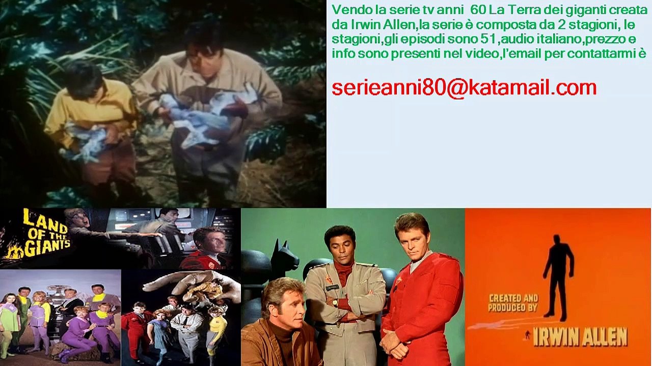 La terra dei giganti tutta la serie anni 60 in DVD