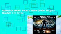 About For Books  Ender s Game (Ender Wiggins Quartet)  For Kindle