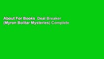 About For Books  Deal Breaker (Myron Bolitar Mysteries) Complete