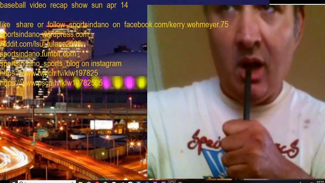 baseball  video  recap  show  sun  apr  14