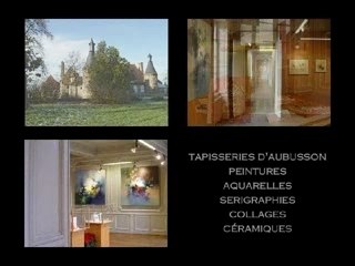 Tapisseries d'Aubusson - peintures de Jean-Michel Lartigaud