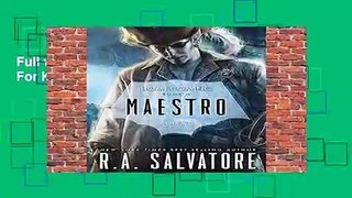 Full version  Maestro (Forgotten Realms)  For Kindle
