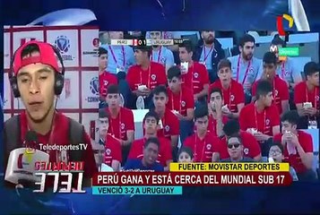 Exclusivo: Mathias Llontop habló para Teledeportes tras triunfo ante Uruguay