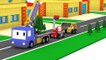 Planting Trees !  - Tiny Trucks for Kids with Street Vehicles Bulldozer, Excavator & Crane