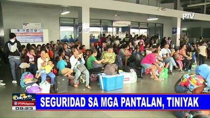 Seguridad sa mga pantalan, tiniyak