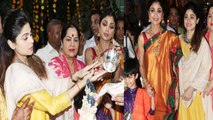 Shilpa Shetty at Iskon temple with son Viaan & sister Shamita Shetty; Watch Video | FilmiBeat