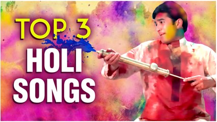 Top 3 Holi Songs | Best Holi Songs | Best Bollywood Holi Hits | Superhit Hindi Songs