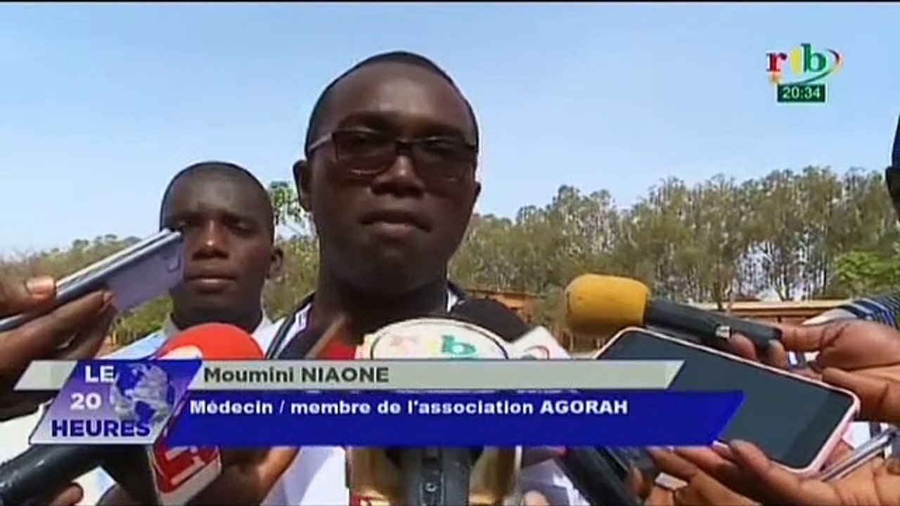 RTB/Visite médicale des enfants internés au centre de l’action éducative de la rue initiée par l’organisation du groupe Africain pour la santé