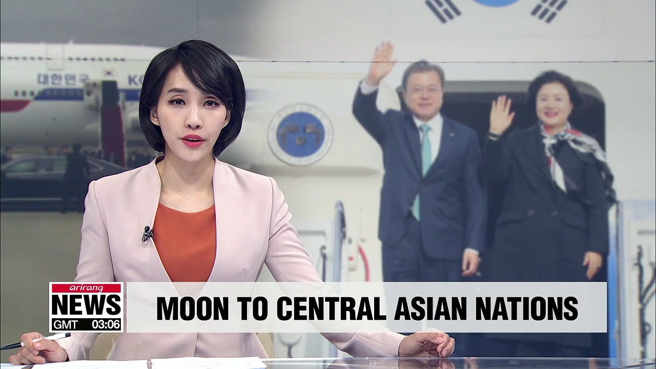 President Moon prepares for state visits to three Central Asian nations for 8 days starting 16th