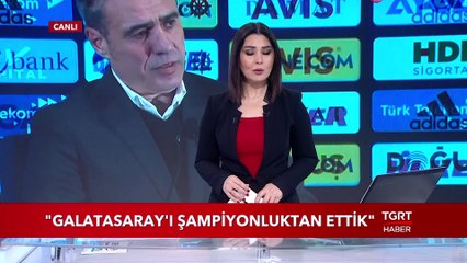 Ersun Yanal: "Galatasaray'ı Şampiyonluktan Ettik"