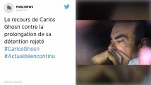 Le recours de Carlos Ghosn contre la prolongation de sa détention rejeté
