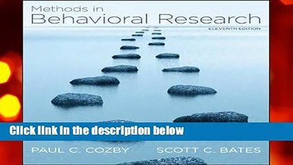Methods in Behavioral Research