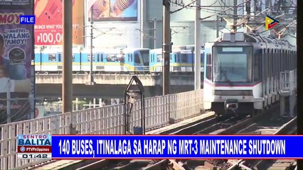 Descargar video: 140 buses, itinalaga sa harap ng MRT-3 maintenance shutdown