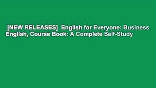 [NEW RELEASES]  English for Everyone: Business English, Course Book: A Complete Self-Study