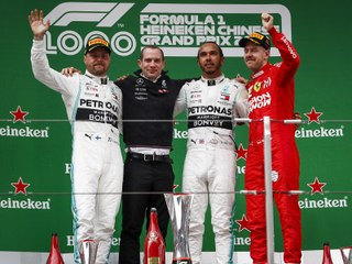 Classements du Grand Prix F1 de Chine 2019 - Infographie