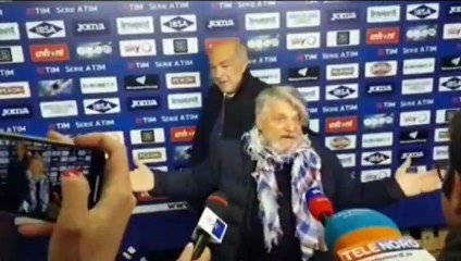 SAMPDORIA, LO SHOW DI FERRERO IN MIXED ZONE - ATTACCATEVE AL C....