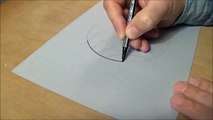 How to Draw 3D Circular Hole - Trick Art for Kids-Art n Tricks
