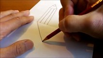 How to draw 3D pencil art - Optical Illusion on paper_HD_Art-n-Tricks