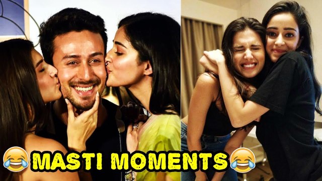Tiger Shroff, Tara Sutaria & Ananya Pandey MASTI MOMENTS While Shooting Student Of The Year 2